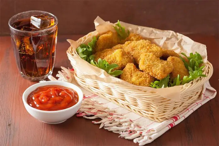 Nuggets de poulet aux légumes