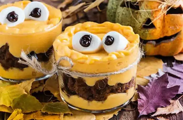 Tiramisu Halloween au potiron chocolat