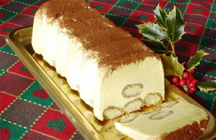 Bûche Glacée Tiramisu