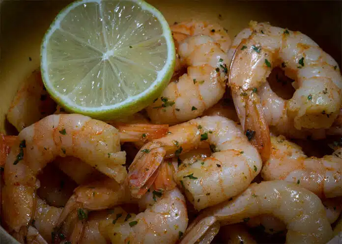 Crevettes au Citron