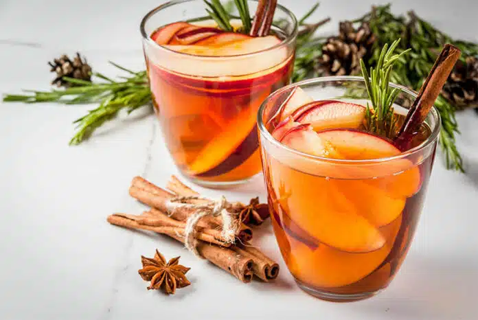 Sangria aux épices de Noël