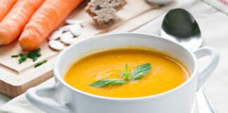 Soupe de carottes à la crème