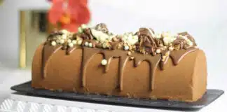 Bûche à la Mousse au Chocolat et Baileys