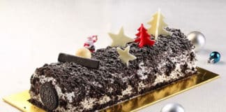 Bûche de Noël Oreo