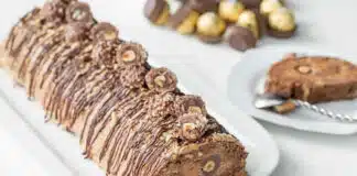 Bûche de Noël aux Ferrero Rochers