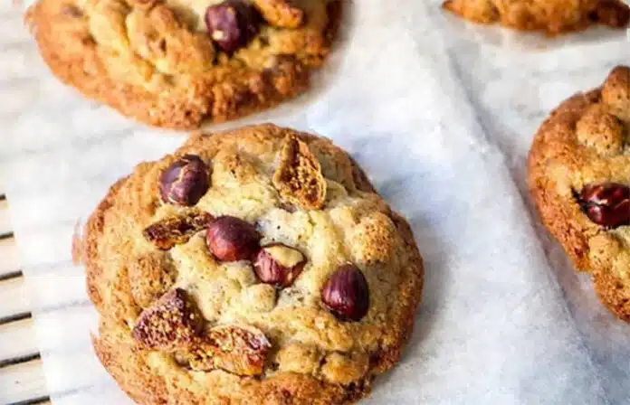 Cookies aux figues et noisettes