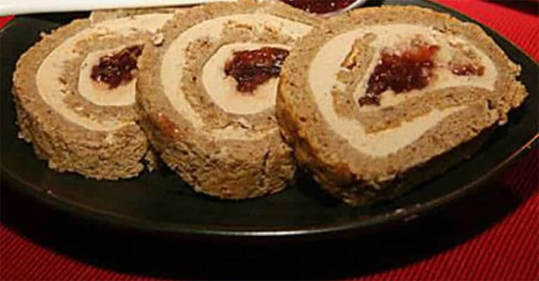 Pain d’épices roulé et foie gras