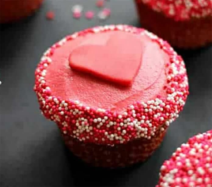 Cupcakes Saint-Valentin