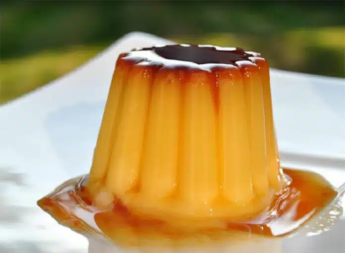 Flamby flan, caramel, Thermomix