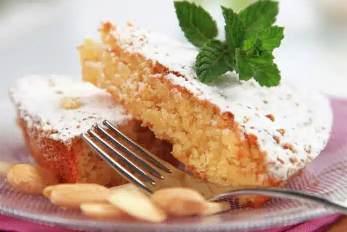 Gâteau Fondant aux Amandes ( Amandier)