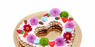 Gâteau chiffre coeur