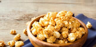 Popcorn au caramel salé