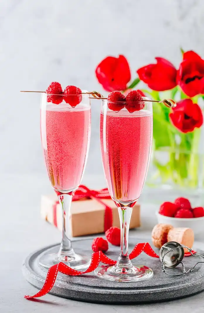 Coupe champenoise à la framboise