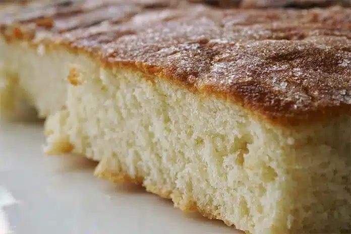 Tarte au sucre briochée