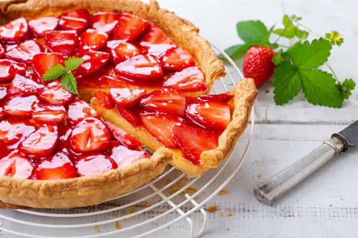 Tarte aux fraises