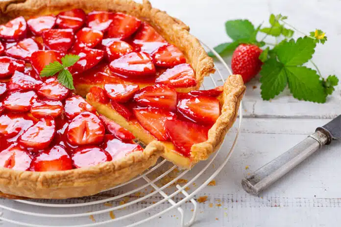 Tarte aux fraises