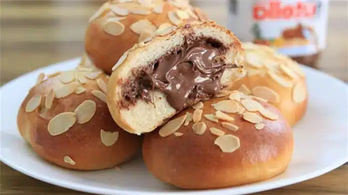 Buns moelleux au Nutella