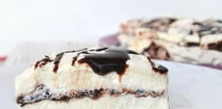 Gâteau glacé au chocolat