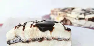 Gâteau glacé au chocolat