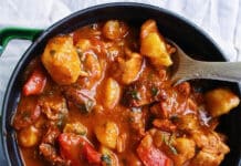 Sauté de poulet au chorizo