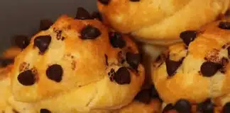 Chouquettes aux pépites de chocolat