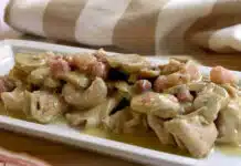 Sauté de poulet aux champignons et vin blanc Thermomix