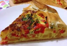 Tarte Salée aux Poivrons