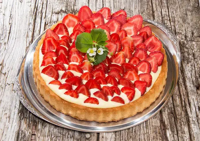 Tarte aux Fraises et au Chocolat Blanc