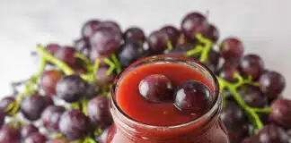 Confiture aux raisins rouges