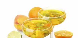 Sangria blanche tropicale