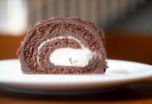 Roulé au café, chocolat et au mascarpone sans cuisson