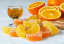 Pâte de fruits parfum citron et orange