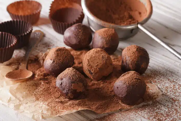 Truffes au chocolat faites maison