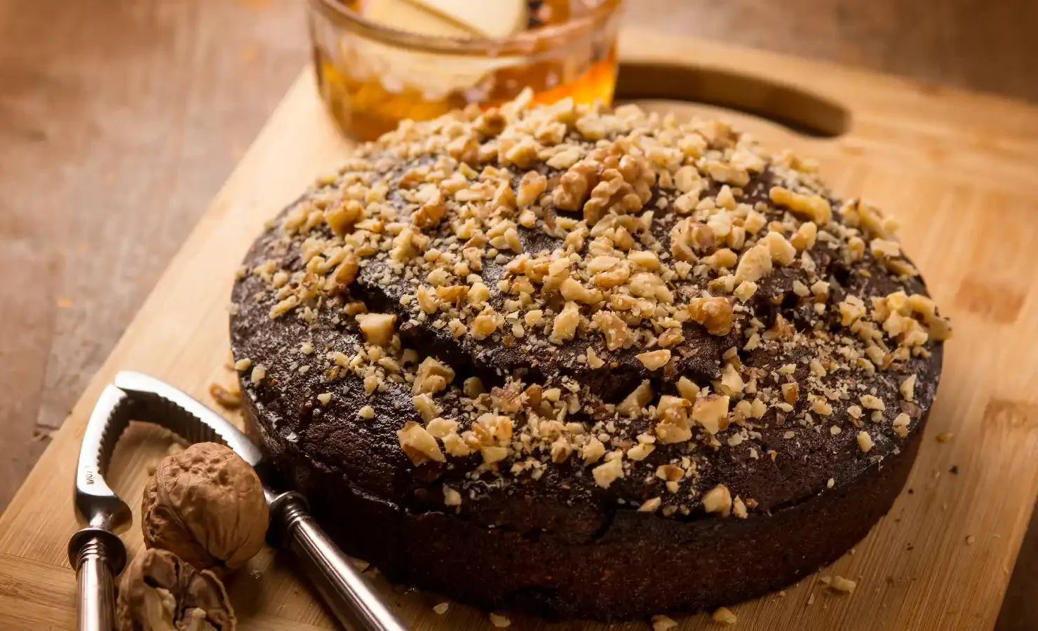 Gâteau miel noix thermomix