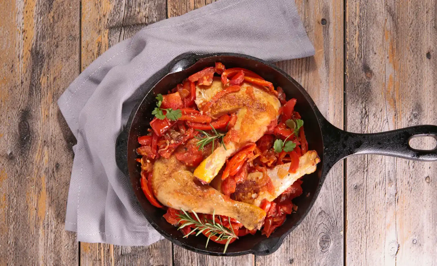 Poulet basquaise thermomix