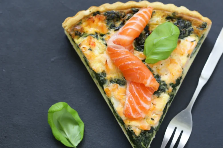Quiche saumon fumé épinards au Thermomix